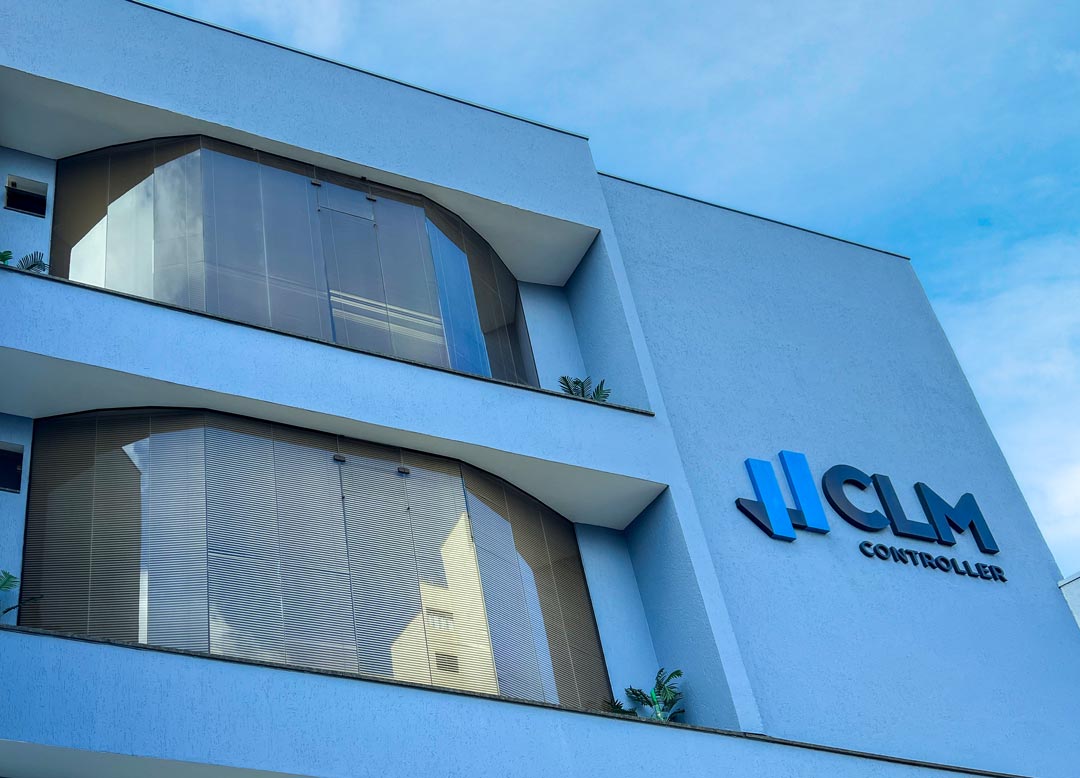 Facade of the premium accounting firm CLM Controller in São Paulo