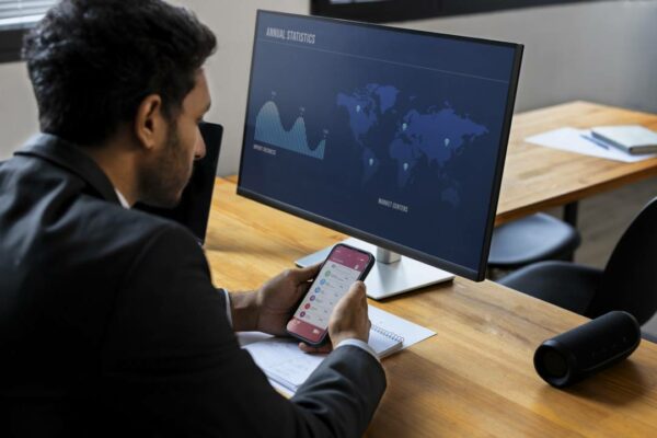 grafico de financas para pessoas de negocios