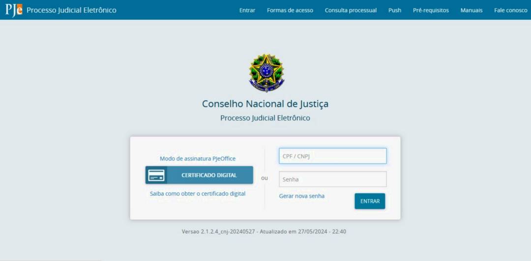 clm_Site oficicial PJe